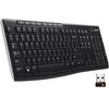 купить Клавиатура Logitech K270 Black Wireless Keyboard, USB, 920-003757 (tastatura fara fir/беспроводная клавиатура) в Кишинёве 