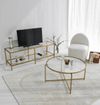 cumpără Comodă TV Trendy Basic Gold TV501 130x45x40cm în Chișinău 