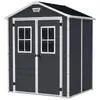 купить Садовый сарай Keter 56117 Breteuil 6x5, 185x152x226cm, gri inchis в Кишинёве 