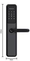 купить Умный дверной замок TTLock H9 Black в Кишинёве 