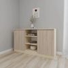 cumpără Comodă Smartex (16248) Т5 120cm Ivory+Stejar Deschis în Chișinău 