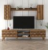 cumpără Set mobilă living Trendy Clasa S, Nuc 180x44x35cm în Chișinău 