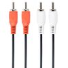 Cable RCA*2 - RCA*2,  1.8m, Cablexpert, CCA-2R2R-6 