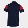 FINAL SALE - Tricou POLO JOMA - CREW V SHORT SLEEVE POLO NAVY RED 