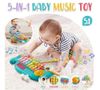 купить Музыкальная игрушка Bibi-Irn 6223 Jucarie balena-xilofon 5in1 в Кишинёве 