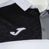купить Одежда для спорта Joma Crew V Short Sleeve Polo White Grey Black (L) 103208.211 в Кишинёве 