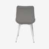 купить Комплект стол и стулья Evelin di Costacurta стол Raffles Oval White + 6 стульев YTC 055WH Blu-13 Light grey в Кишинёве 