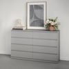 купить Комод MebelStar NEO 8S 160x43x98 Grey (MBS-1107) в Кишинёве 