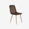 купить Комплект стол и стулья Evelin di Costacurta стол HV-27V Light Brown + 6 стульев YTC-080Wo Bluvel-38 в Кишинёве 