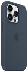 купить Чехол для смартфона Apple iPhone 14 Pro Silicone Case with MagSafe, Storm Blue MPTF3 в Кишинёве 