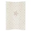 купить Аксессуар для пеленания Ceba Baby W-104-066-111 Saltea de infasat moale pe 2 parti Cosy Beige Stars, 70x50 cm в Кишинёве 