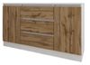 cumpără Comodă Smartex (16221) Т4 160cm Alb+Stejar inchis în Chișinău 