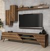cumpără Set mobilă living Trendy Beril, Nuc 180x40x37cm în Chișinău 