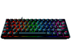 Razer Keyboard Optical Huntsman Mini 60% Clicky Purple Switch US Layout Mercury Edition 