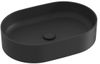 купить Раковина Ravak Ceramic Slim 550 O 55x37x12cm Black matt XJX0D155000 в Кишинёве 
