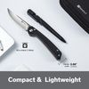 купить Нож походный Sencut S25007-2 Skelfin, G10 negru, Button Lock в Кишинёве 