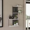 купить Полка декоративная Trendy Destan-Alb 65x96x19cm (GTR005420) в Кишинёве 