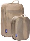 cumpără Geantă de voiaj THULE Husa Compression Packing Cube Set gentle beige (3205579) în Chișinău 
