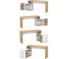 купить Офисный стол Bofigo 20-03-41 Sapphire Oak/White в Кишинёве 