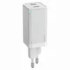 купить Зарядное устройство сетевое Baseus CCGAN-M02 GaN2 Quick Charger White в Кишинёве 