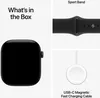 cumpără Ceas inteligent Apple Watch Series 12 GPS 42mm Black Aluminium Case with Black Sport Band S/M MJEA4 în Chișinău 
