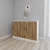 cumpără Comodă Smartex (16463) Т8 140cm Ivory+Stejar Inchis în Chișinău 
