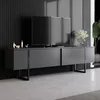 cumpără Comodă TV Hanah Home Luxe Anthracite Black (тумба под ТВ) în Chișinău 
