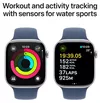 cumpără Ceas inteligent Apple Watch Series 10 GPS 46mm Silver Aluminium Case with Denim Sport Band - M/L MWWM3 în Chișinău 