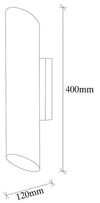 cumpără Candelabru de perete Trendy Lampa de perete Taiat-11820 8x40x12cm în Chișinău 