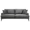 купить Диван Trendy Papira Gri, 90x88x205cm (3 locuri) в Кишинёве 