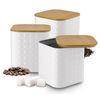 cumpără Container alimentare Tadar Geometric White 3pcs în Chișinău 