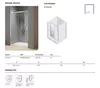 cumpără Cabină de duș New Trendy D-1022A Shower Door New Varia 110x200 6mm în Chișinău 