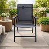 cumpără Mobilier pentru grădină Hydro S Scaun pliabil de gradina, metal/textil, Negru (0431014) în Chișinău 