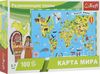 купить Головоломка Trefl 15527 Puzzles - 100 Educational - World Map - Ru в Кишинёве 