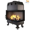 Каминная топка SAVEN Energy 85x50x47L/R Black (17,0 кВт) ECO - угловая, с левым/правым боковым стеклом