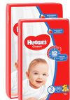 1 Set 2 pachete scutece Huggies Classic Jumbo 3  (4-9 kg), 58 buc