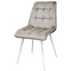 cumpără Scaun Deco Capella Catifea Beige HLR7 + White Legs în Chișinău 