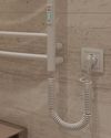 cumpără Uscător de prosoape Elna-Service Ladder-8, 810x480x100mm, inox, alb în Chișinău 