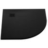 cumpără Cadița de duș New Trendy Mori black Semi-Cicular 90x90x3,5, B-0474 în Chișinău 