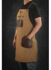 купить Аксессуар для кухни Takumi Sort din piele Kitchen Apron Brown в Кишинёве 