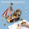 купить Конструктор Cubik Fun P832h 3D Puzzle Pirate Treasure Ship в Кишинёве 
