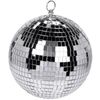 купить Новогодний декор Promstore 16125 Шар елочный зеркальный Disco 180mm серебряный в Кишинёве 
