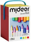 cumpără Set de creație Mideer MD4310 Set de markere lavabile cu 2 vârfuri, 36 culori în Chișinău 