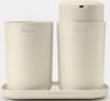 cumpără Set pentru baie Brabantia 22 34 02 Accessory Set Brabantia, 3 Pieces, Soft Beige în Chișinău 