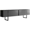 cumpără Comodă TV Hanah Home Luxe Anthracite Black (тумба под ТВ) în Chișinău 