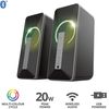 купить Колонки Active Speakers Trust Arva Illuminated Bluetooth 2.0 Speaker Set, 20W, RGB LED illumination, Black в Кишинёве 