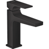 Metropol Смеситель для раковины 110, однорычажный, с рычаговой рукояткой, со сливным клапаном Push-Open, Matt Black