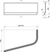 купить Панель для ванны Ravak Panou frontal Chrome 160x105 Right CZA6100A00 в Кишинёве 