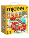 купить Головоломка Mideer MD1478 Puzzle Echipa de Salvare, 3 în 1 (nivelul 3) в Кишинёве 