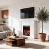 купить Камин электрический ArtFlame Nexor & Corsica, 950x1000x270mm, Alb в Кишинёве 